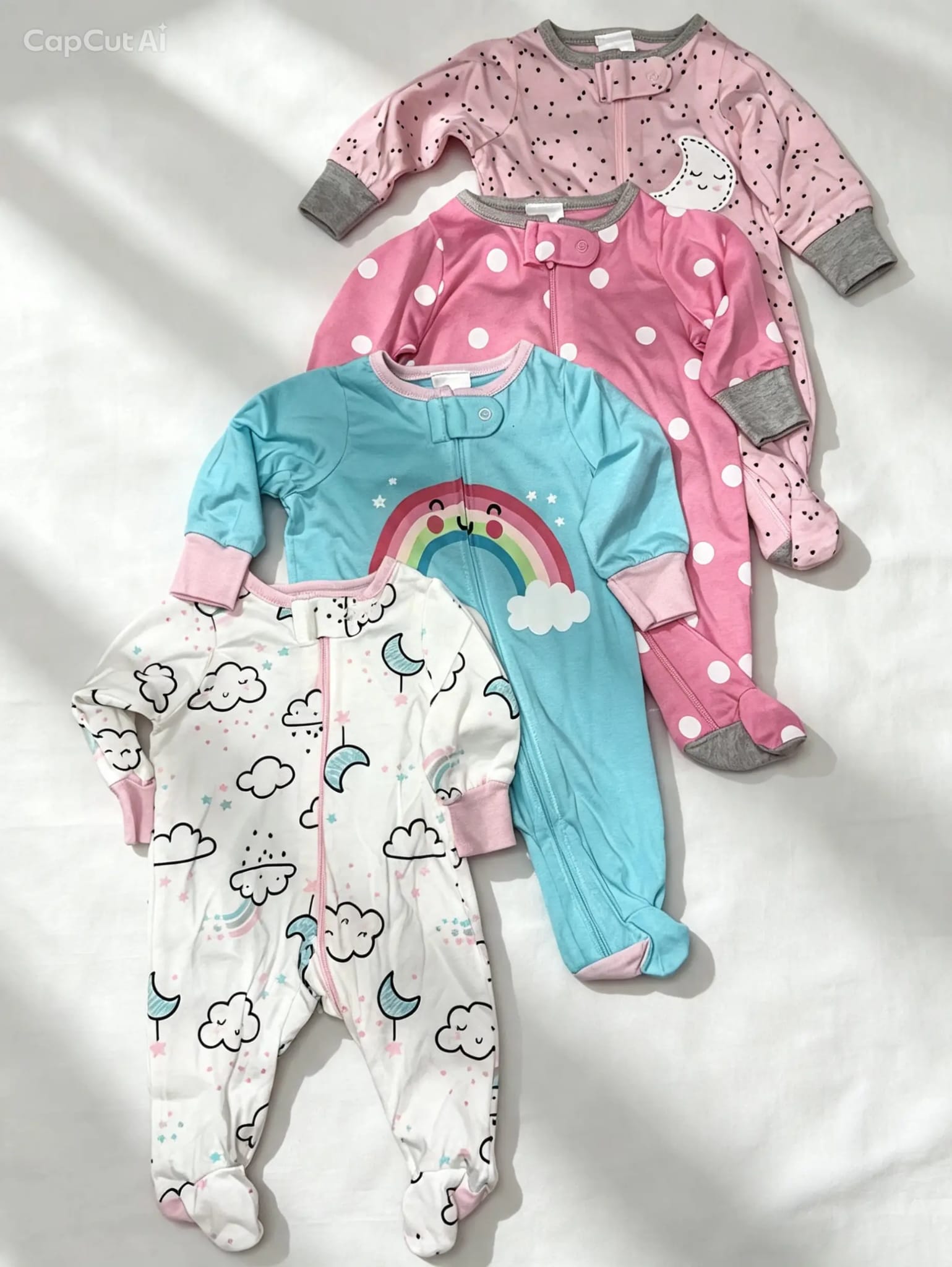 4-Piece Sleepsuit Set